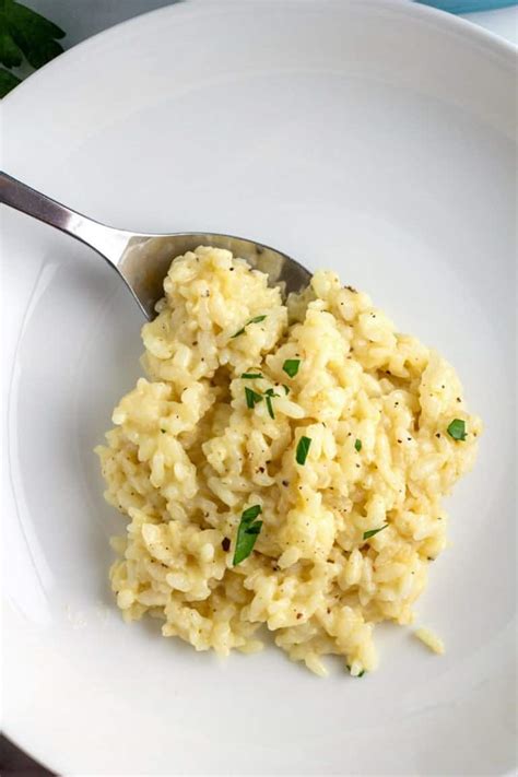 Creamy Garlic Parmesan Risotto Recipe